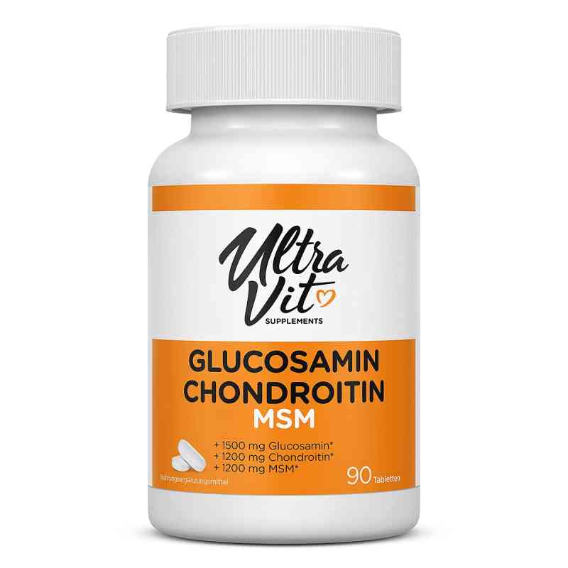 UltraVit Glucosamin Chondroitin MSM Tabletten 90 stk von VPlab SIA PZN 08107570