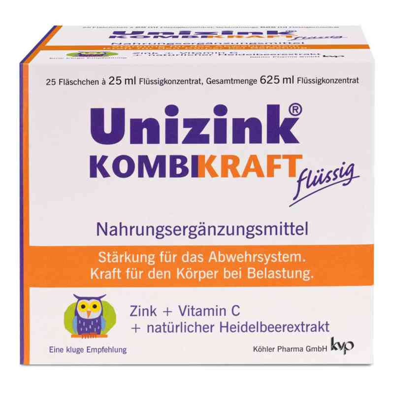 Unizink Kombikraft 25X25 ml von Köhler Pharma GmbH PZN 07146623