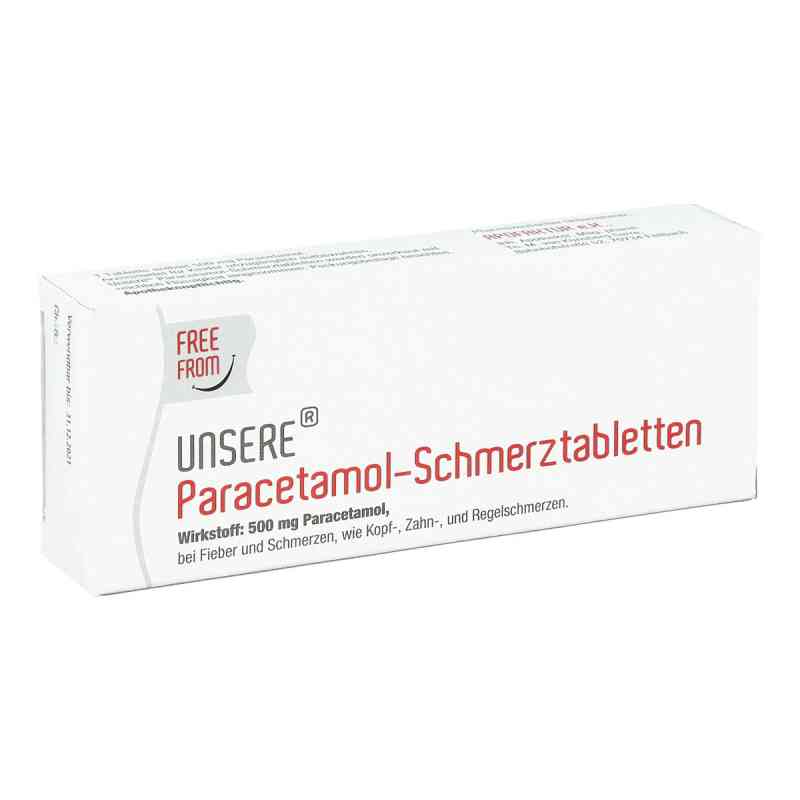 Unsere Paracetamol Schmerztabletten 20 stk von Apofaktur e.K. PZN 12900051