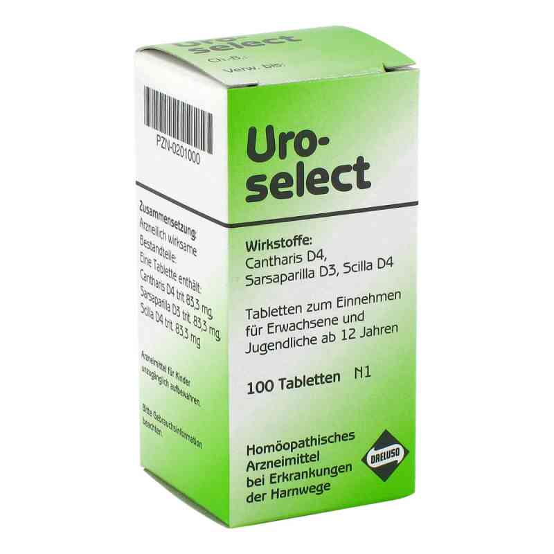 Uroselect Tabletten 100 stk von Dreluso-Pharmazeutika Dr.Elten & Sohn GmbH PZN 00201000