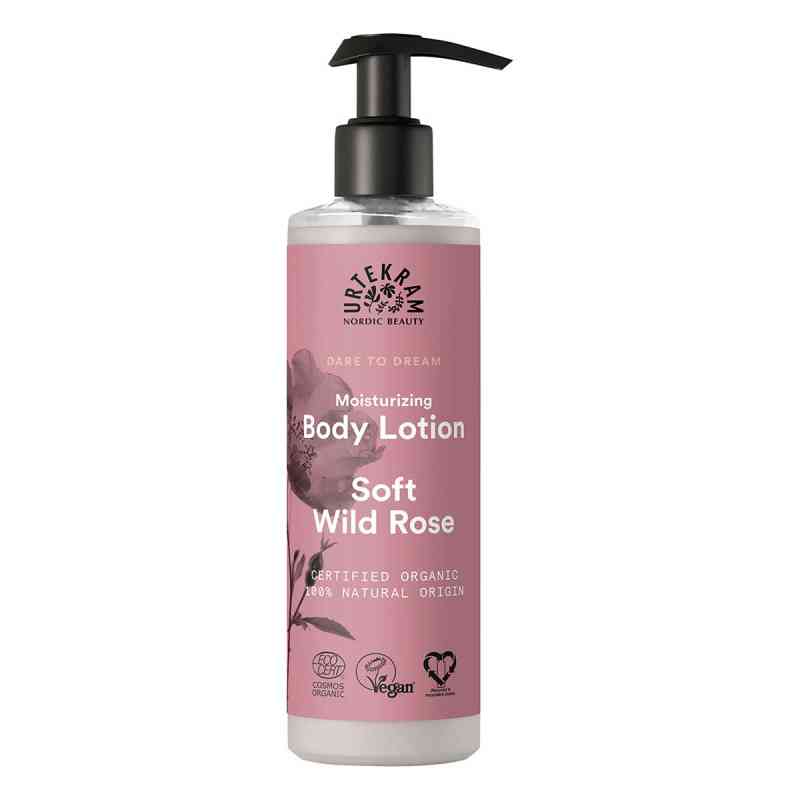 Urtekram Soft Wild Rose Moisturizing Bodylotion 245 ml von Midsona Deutschland GmbH PZN 19478158