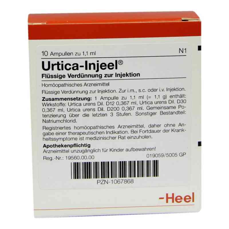 Urtica Injeel Ampullen 10 stk von Biologische Heilmittel Heel GmbH PZN 01067868