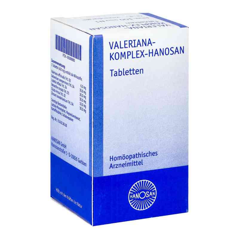 Valeriana Komplex Hanosan Tabletten 100 stk von HANOSAN GmbH PZN 09268885
