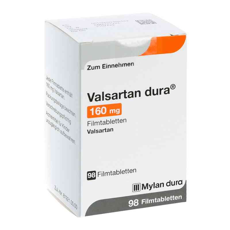 Valsartan dura 160mg 98 stk von Viatris Healthcare GmbH PZN 09239636