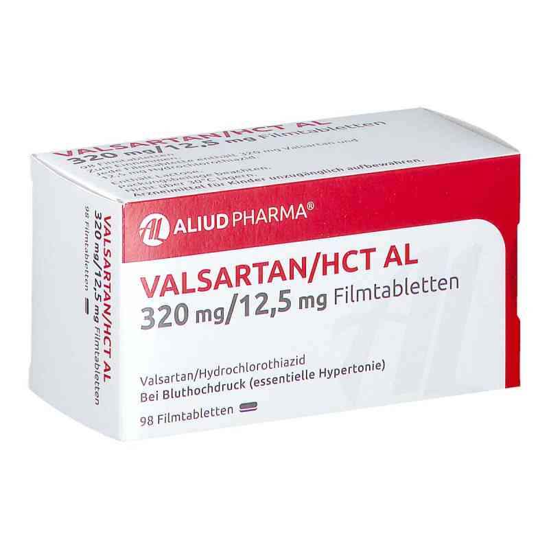 Valsartan/HCT AL 320mg/12,5mg 98 stk von ALIUD Pharma GmbH PZN 07758579