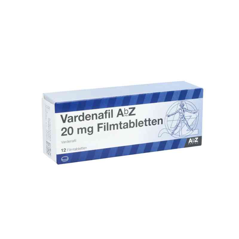 Vardenafil Abz 20 mg Filmtabletten 12 stk von AbZ Pharma GmbH PZN 14021980