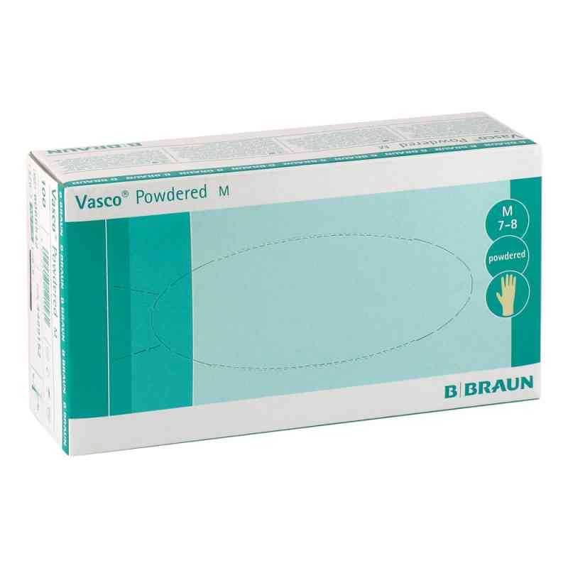 Vasco Untersuchungshandschuhe gepudert mittel 100 stk von B. Braun Melsungen AG PZN 03429152