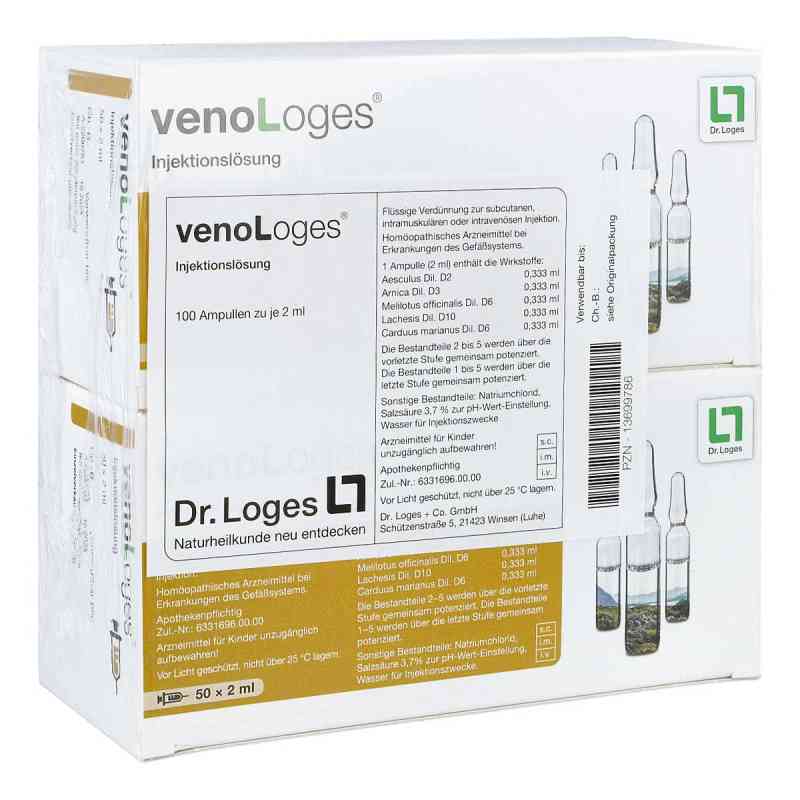 Veno Loges Injektionslösung Ampullen 100X2 ml von Dr. Loges + Co. GmbH PZN 13699786