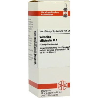 Veronica Officinalis D1 Dilution 20 ml von DHU-Arzneimittel GmbH & Co. KG PZN 07183216