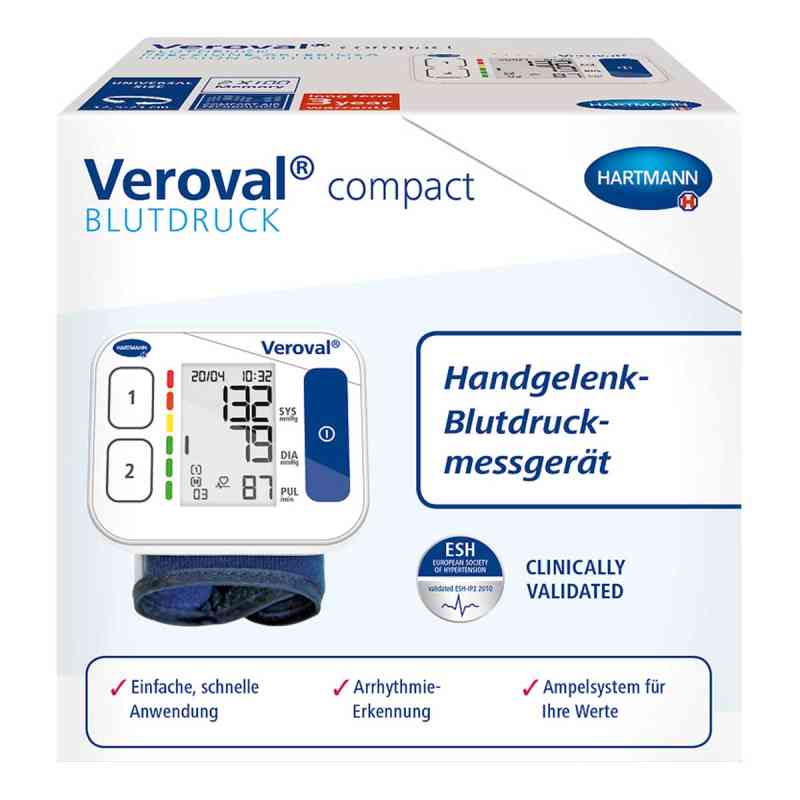 Veroval compact Handgelenk-blutdruckmessgerät 1 stk von PAUL HARTMANN AG PZN 13904513