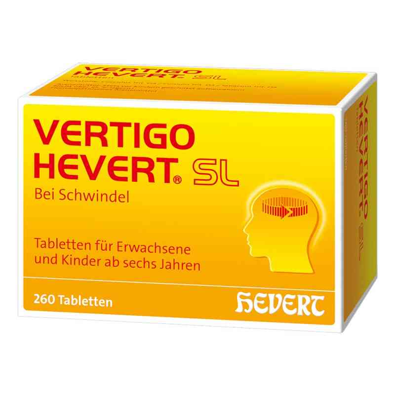 Vertigo Hevert Sl Tabletten 260 stk von Hevert-Arzneimittel GmbH & Co. KG PZN 19724692