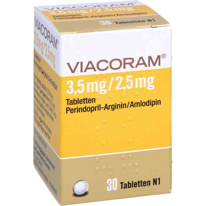 Viacoram 3,5 mg/2,5 mg Tabletten 30 stk von SERVIER Deutschland GmbH PZN 11194591