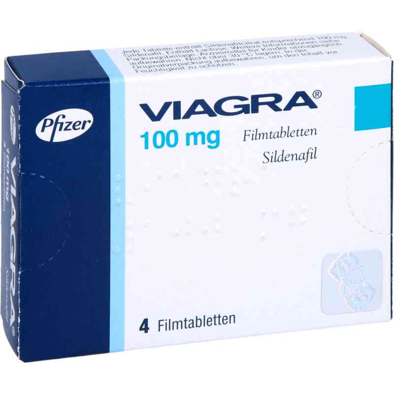 Viagra 100 mg Filmtabletten 4 stk von Viatris Healthcare GmbH PZN 08906817