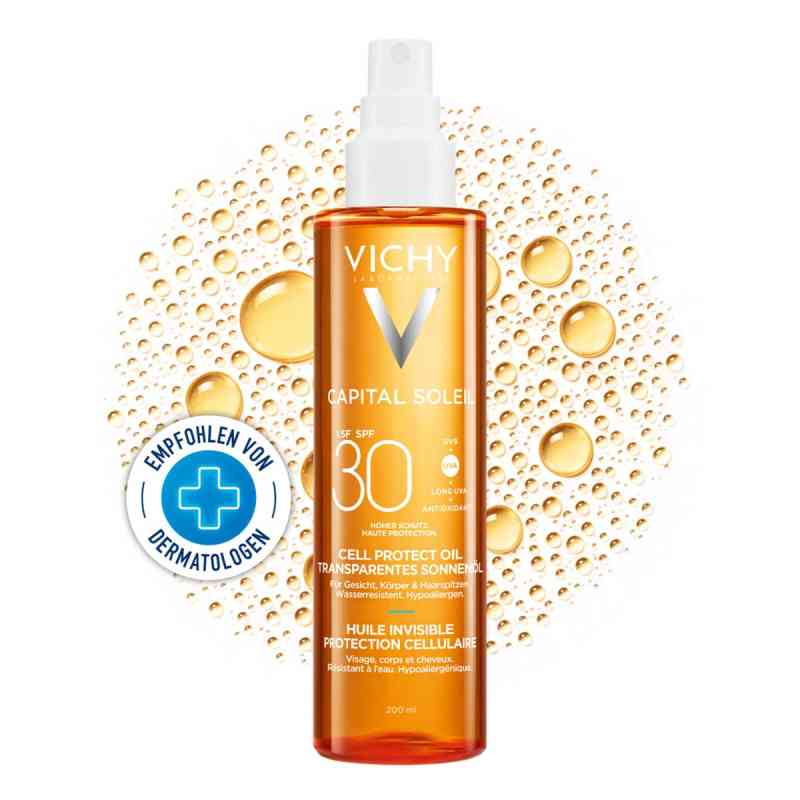 Vichy Capital Soleil Cell Protect Oil Lsf 30 200 ml von L'Oreal Deutschland GmbH PZN 19504051