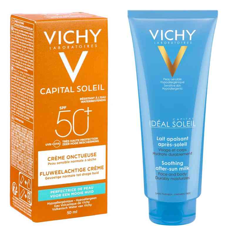 Vichy Capital Soleil Gesicht 50+ + Capital Soleil Milch 1 Pck von L'Oreal Deutschland GmbH PZN 08102913