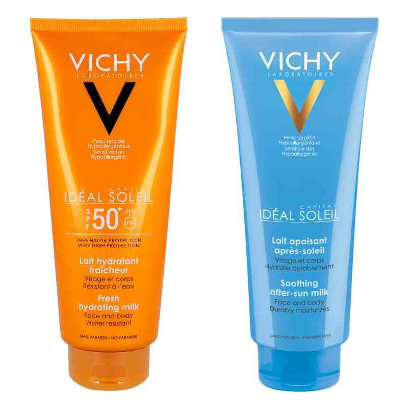 Vichy Capital Soleil Sonnenmilch Lsf 50+ + Capital Soleil Milch 1 Pck von L'Oreal Deutschland GmbH PZN 08102914
