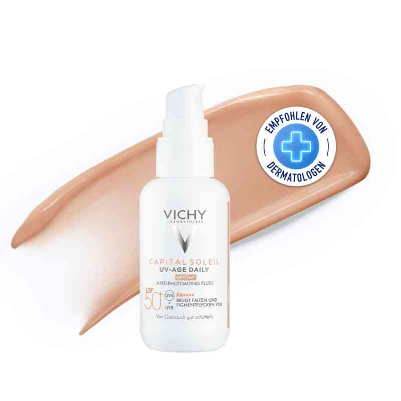 Vichy Capital Soleil Uv-age Getönt Lsf 50+ 40 ml von L'Oreal Deutschland GmbH Geschäftsbereich VICHY PZN 17542478
