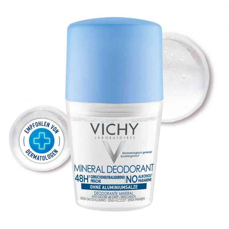 Vichy Deo Roll-on Mineral 48h ohne Aluminium 50 ml von L'Oreal Deutschland GmbH Geschäftsbereich VICHY PZN 12582088