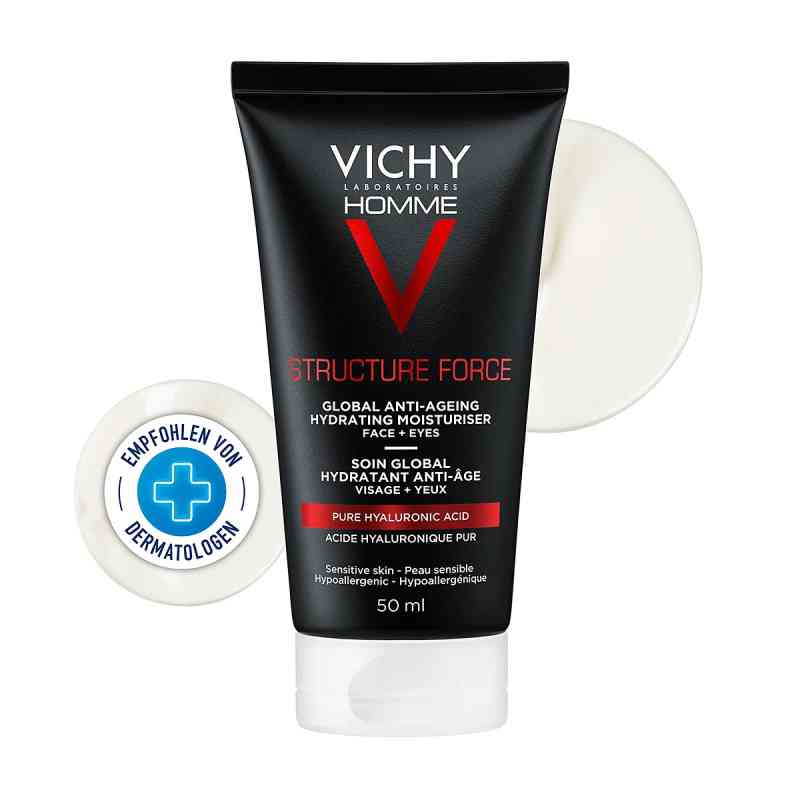 Vichy Homme Structure Force Creme 50 ml von L'Oreal Deutschland GmbH PZN 14371220