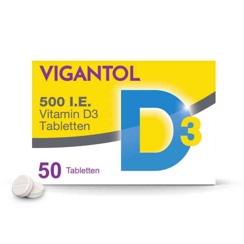 Vigantol 500 I.e. Vitamin D3 Tabletten 50 stk von WICK Pharma - Zweigniederlassung der Procter & Gam PZN 13155655