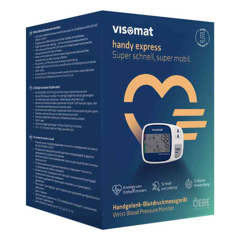 Visomat handy express Handgelenk-Blutdruckmessgerät 1 stk von Uebe Medical GmbH PZN 13975602