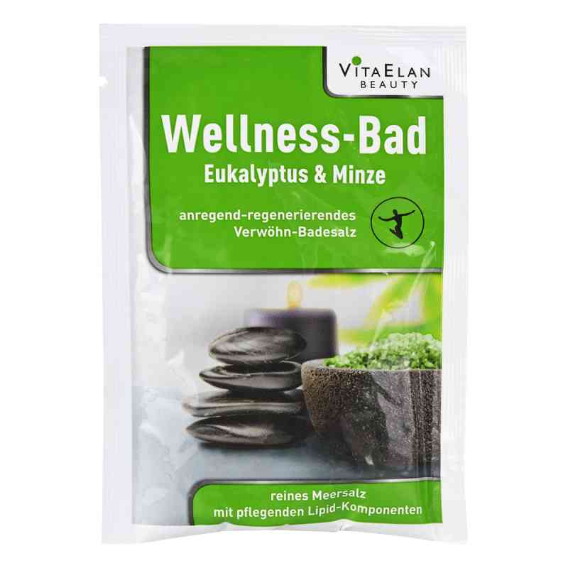 Vita Elan Wellness Bad Eukalyptus&minze Badesalz 50 g von Vita Elan Apothekenbedarf GmbH PZN 09275282