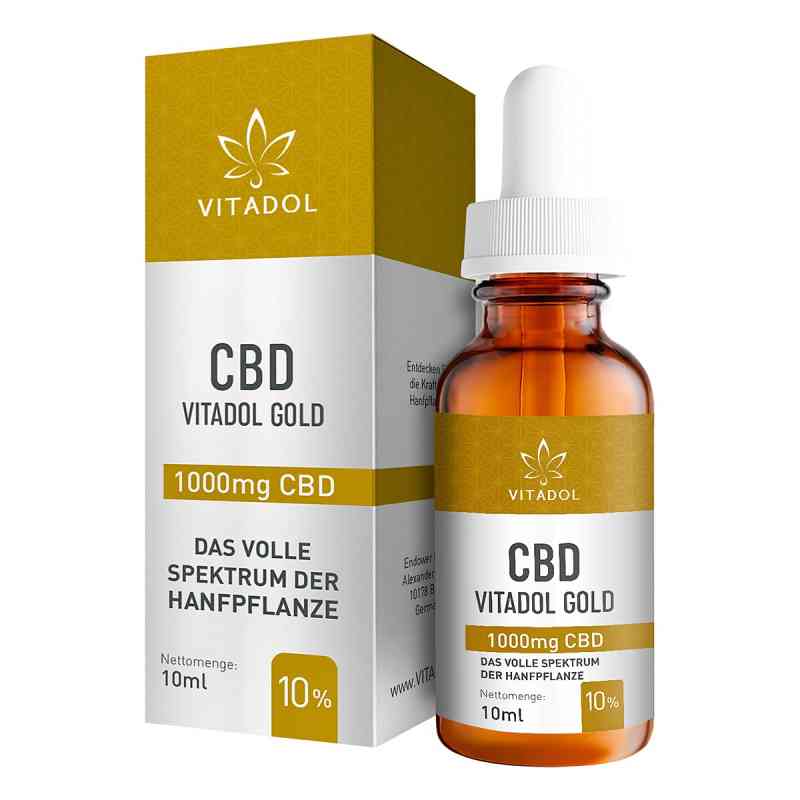 Vitadol Gold 10% Cbd Öl 10 ml von Endower GmbH PZN 16138893