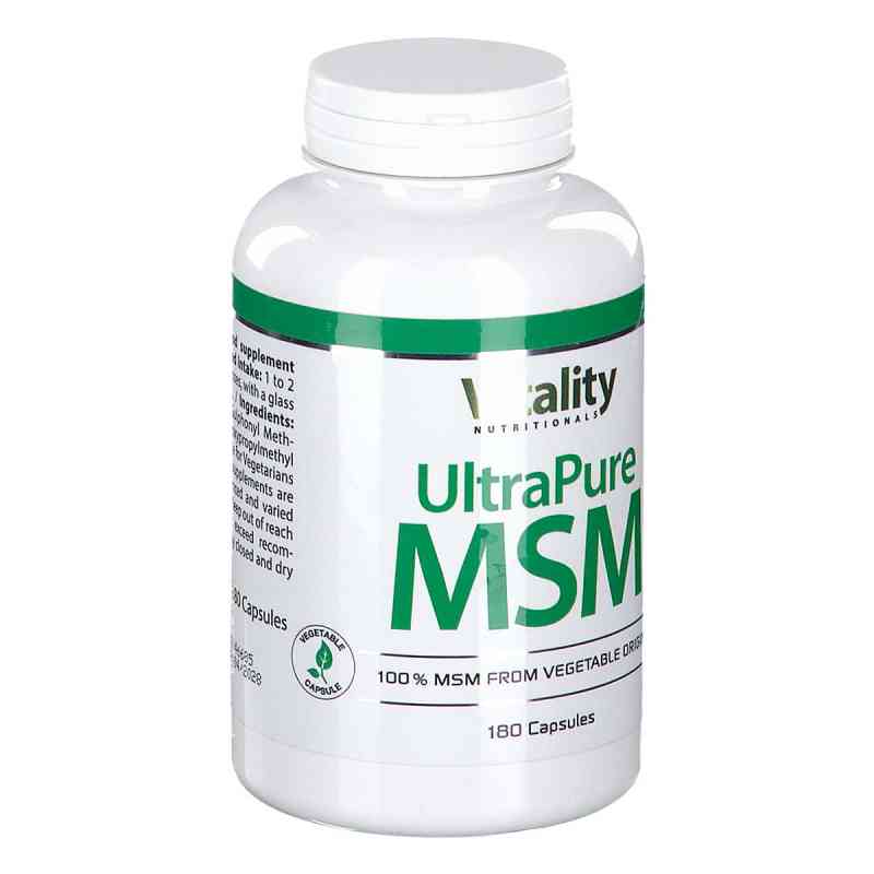 Vitality Nutritionals UltraPure MSM 2000 mg Kapseln 180 stk von Vision Healthcare B.V. PZN 20102257