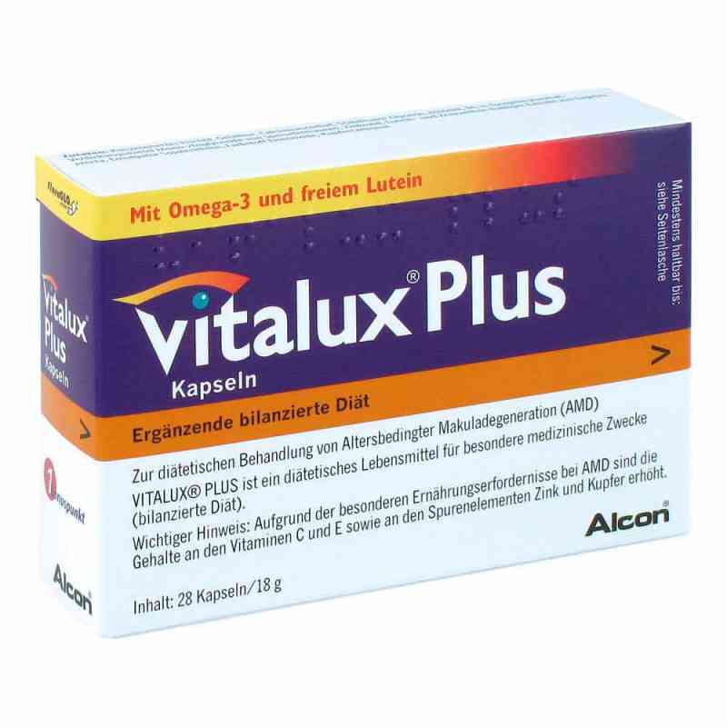Vitalux Plus Lutein und Omega 3 Kapseln 28 stk von Alcon Pharma GmbH PZN 05135880