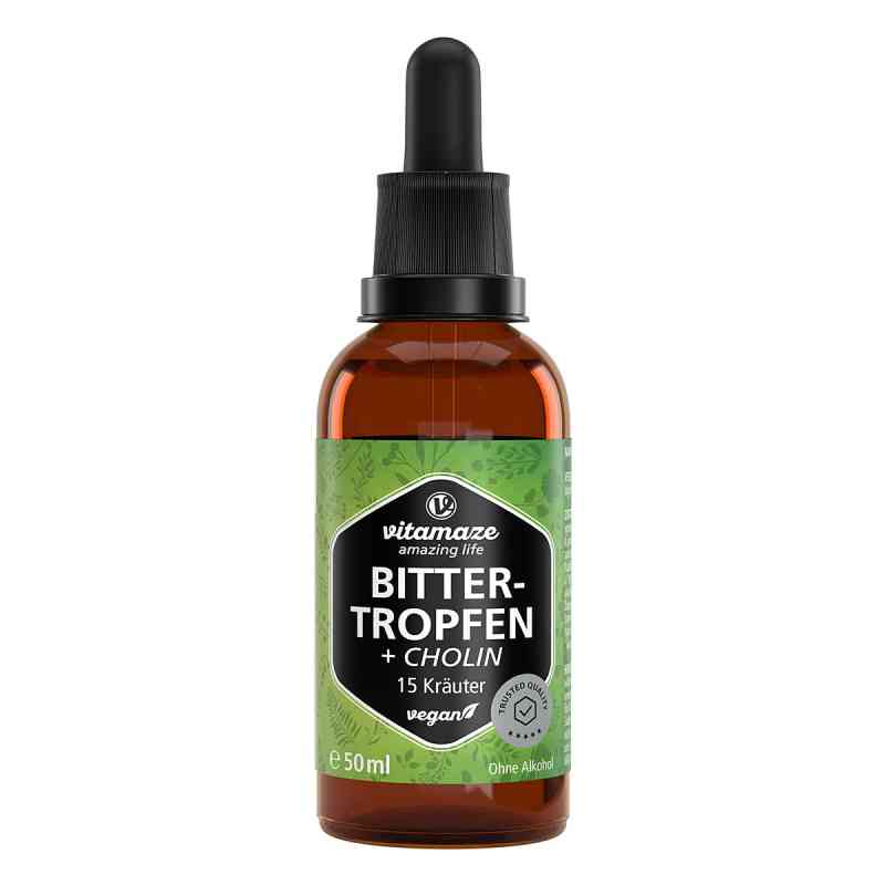 Vitamaze Bitter Tropfen + Cholin vegan 50 ml von Vitamaze GmbH PZN 20038111