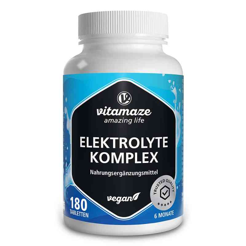 Vitamaze Elektrolyte Komplex mit Magnesium Tabletten vegan 180 stk von Vitamaze GmbH PZN 19461488