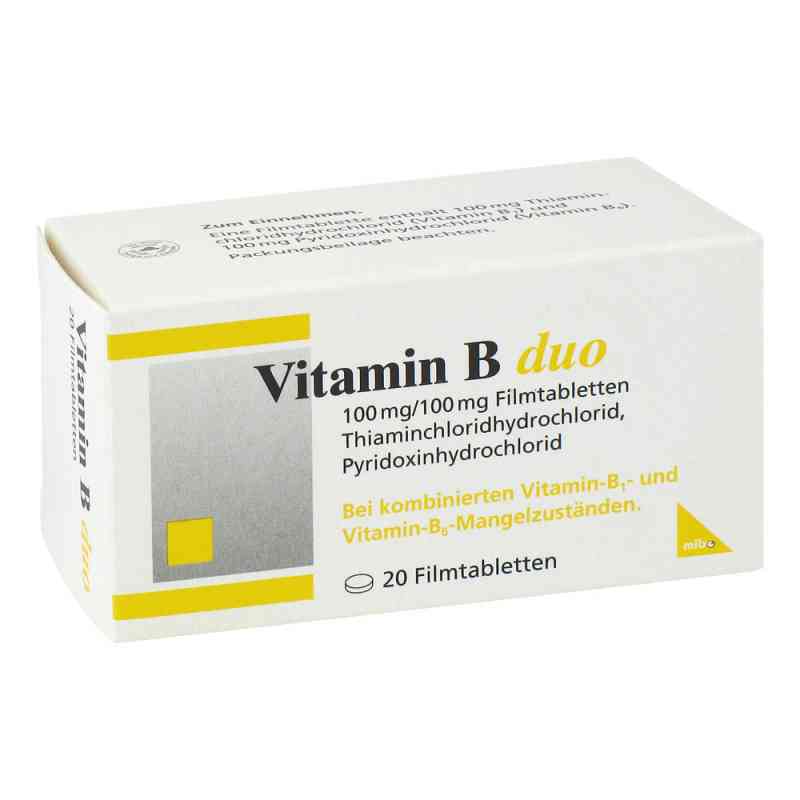 Vitamin B Duo Filmtabletten 20 stk von MIBE GmbH Arzneimittel PZN 07233658