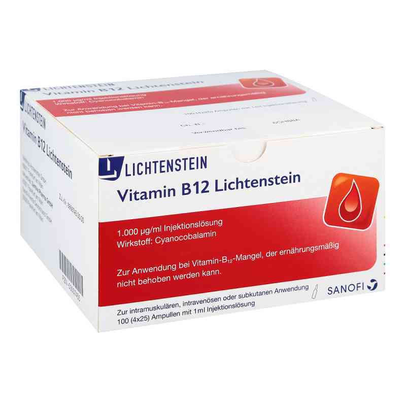 Vitamin B12 1000 [my]g Lichtenstein Ampullen 100X1 ml von Zentiva Pharma GmbH PZN 03507455