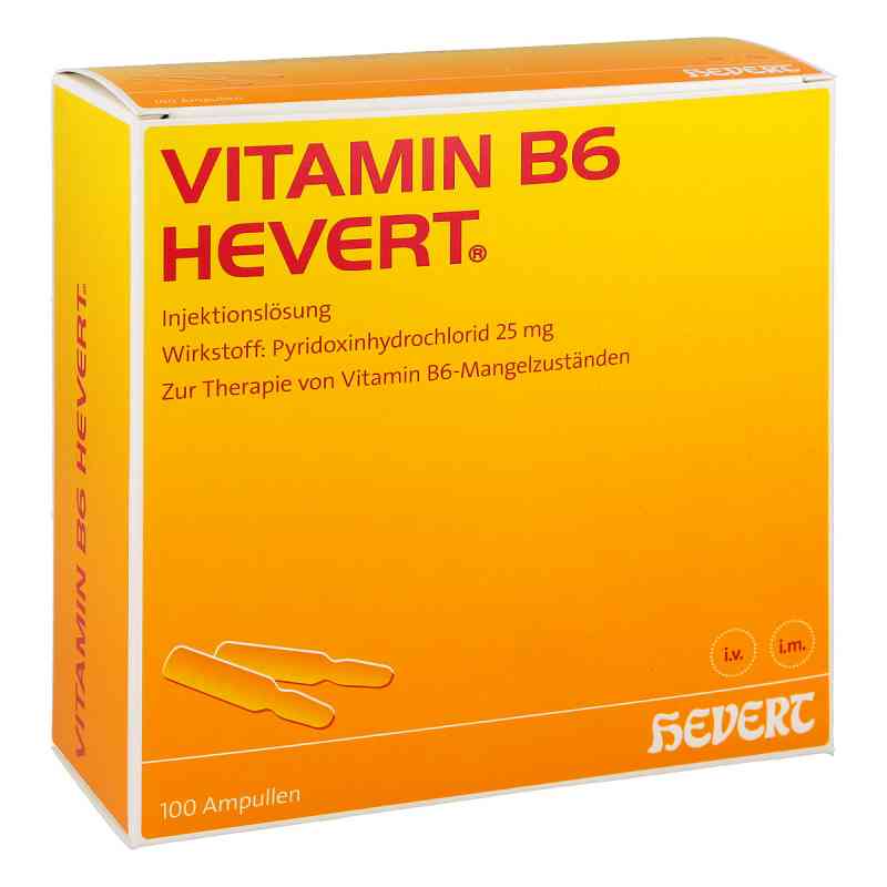 Vitamin B6 Hevert Ampullen 100X2 ml von Hevert Arzneimittel GmbH & Co. K PZN 03920008