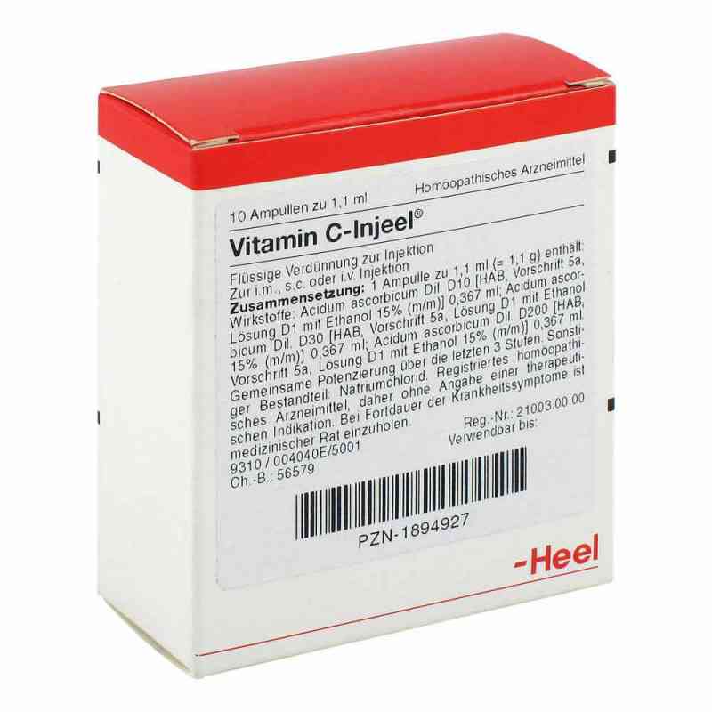 Vitamin C Injeel Ampullen 10 stk von Biologische Heilmittel Heel GmbH PZN 01894927