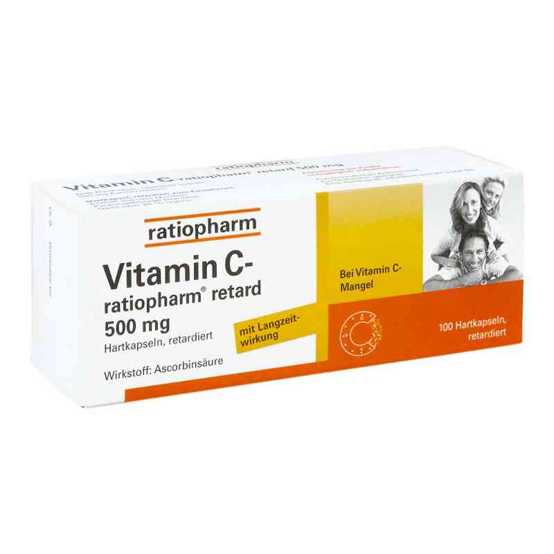 Vitamin C ratiopharm retard 500 mg Kapseln 100 stk von ratiopharm GmbH PZN 07260885