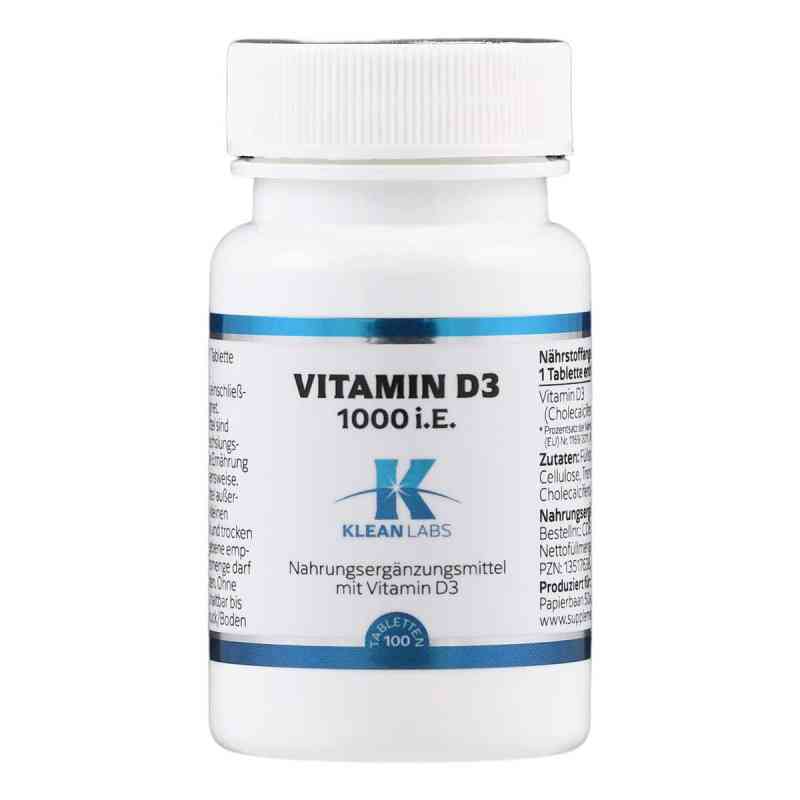 Vitamin D 1.000 I.e. Tabletten 100 stk von Supplementa GmbH PZN 13517638