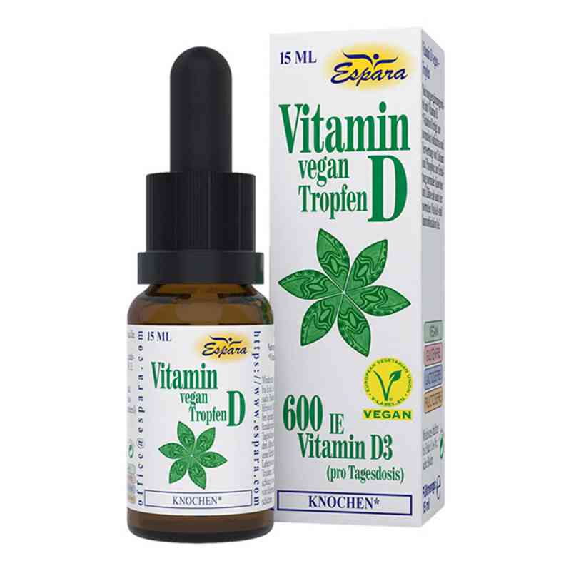 Vitamin D Tropfen vegan 15 ml von VIS-VITALIS GMBH PZN 12370216