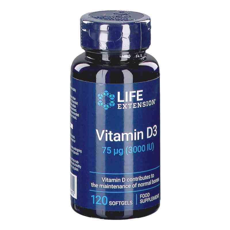 Vitamin D3 75 mg 3000 I.E. Weichkapseln 120 stk von Vitalized B.V. PZN 19740509