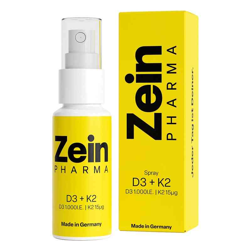 Vitamin D3 + K2 mit patentiertem vitaMK7®D3 1.000I.E. | K2 15µg 25 ml von ZeinPharma Germany GmbH PZN 17943467