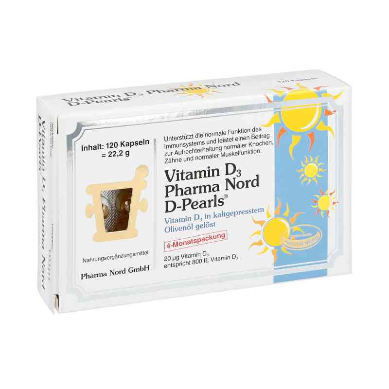 Vitamin D3 Pharma Nord Kapseln 120 stk von Pharma Nord Vertriebs GmbH PZN 06558789