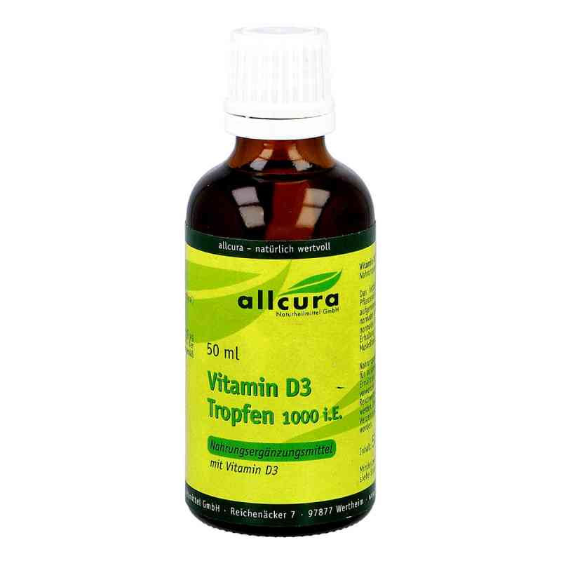 Vitamin D3 Tropfen 1000 I.e. 50 ml von allcura Naturheilmittel GmbH PZN 13427421
