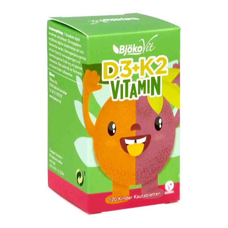Vitamin D3+k2 Kinder Kautabletten vegan 120 stk von Kolbe Nutrition GmbH PZN 14854326