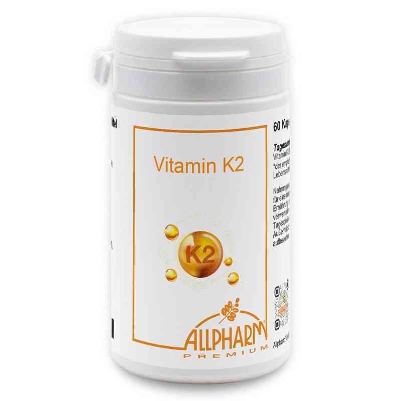 Vitamin K2 Mk7 Allpharm Premium 100 [my]g Kapseln 60 stk von ALLPHARM Vertriebs GmbH PZN 12602141