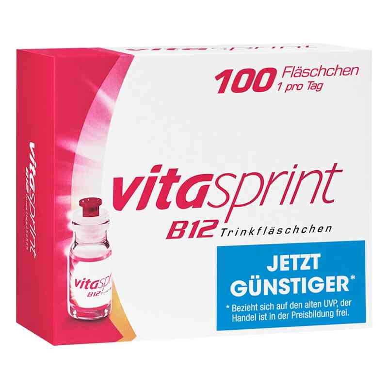 Vitasprint B12 Trinkfläschchen mit Vitamin B12 für mehr Energie 100 stk von GlaxoSmithKline Consumer Healthc PZN 01853331
