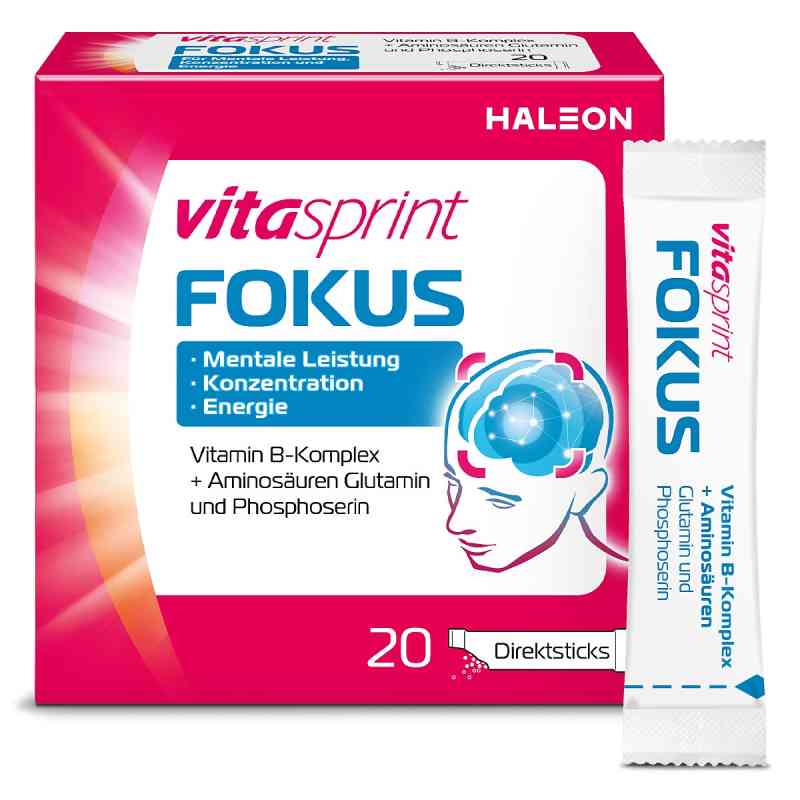 Vitasprint Fokus Direktsticks 20 stk von Haleon Germany GmbH PZN 18760562