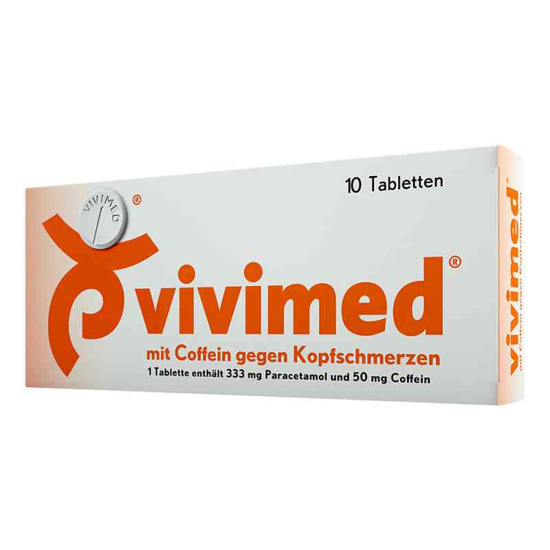 Vivimed mit Coffein gegen Kopfschmerzen 10 stk von Dr. Gerhard Mann PZN 00410318