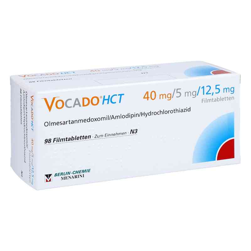 Vocado Hct 40 mg/5 mg/12,5 mg Filmtabletten 98 stk von BERLIN-CHEMIE AG PZN 07381927