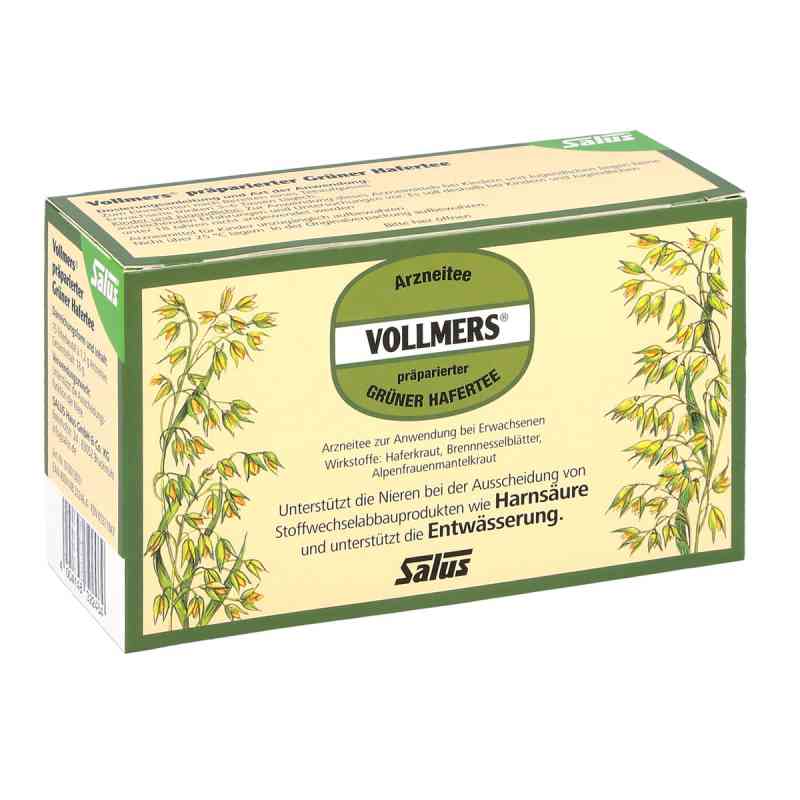 Vollmers präparierter grüner Hafertee Filterbeutel 15 stk von SALUS Pharma GmbH PZN 05371847