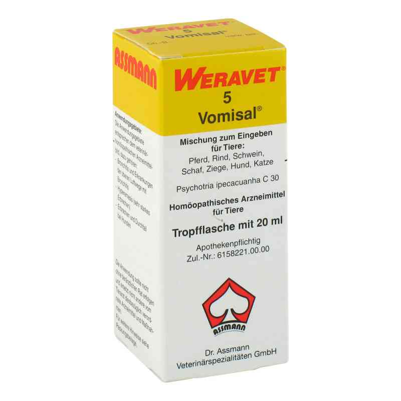 Vomisal 5 Tropfen veterinär 20 ml von Biokanol Pharma GmbH PZN 02538436